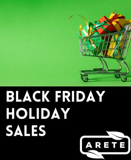 Thanksgiving and Black Friday sales might be over, but the holiday specials are still going on all weekend long with Arete Hemp!